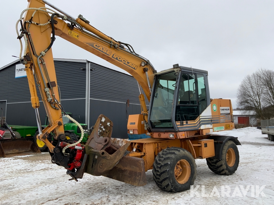 Hjulgrävmaskin Case Poclain 788 med tiltrotator