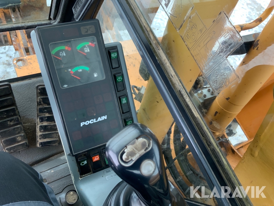Hjulgrävmaskin Case Poclain 788 med tiltrotator