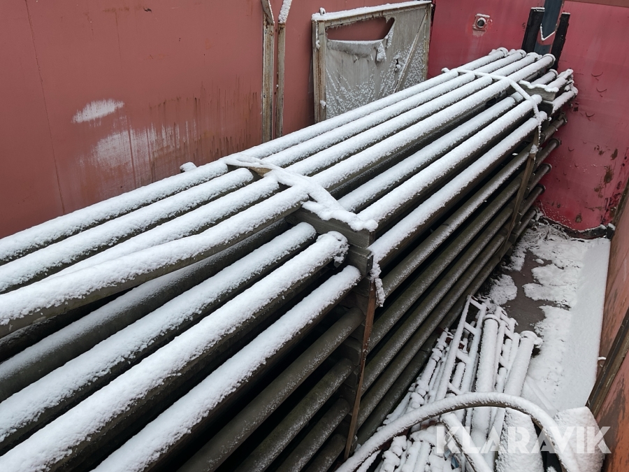 Bevattningsrör Aluminium 6m ca.50 st