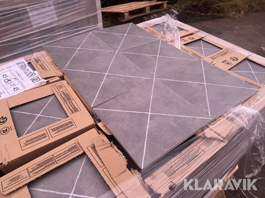 Granitkeramik Abstrakt grå 200 kvm