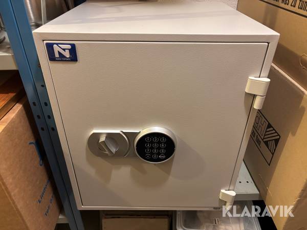 Kassaskåp Nivex Topsafe LFS60P brandsäkert med kod