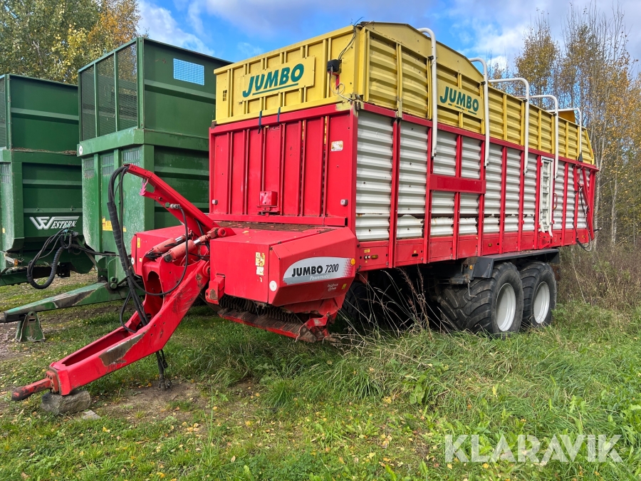 Transportvagn av gräs Jumbo 7200 powermatic