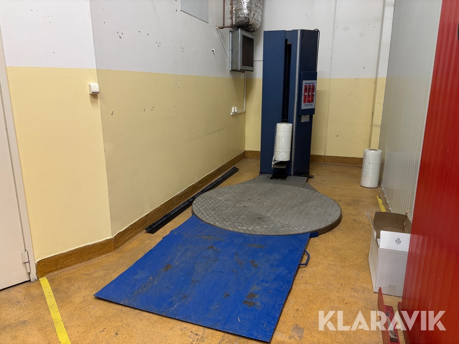 Inplastare Evensen & Skjellerud Pall-Pack 1800 med snurrbar platta