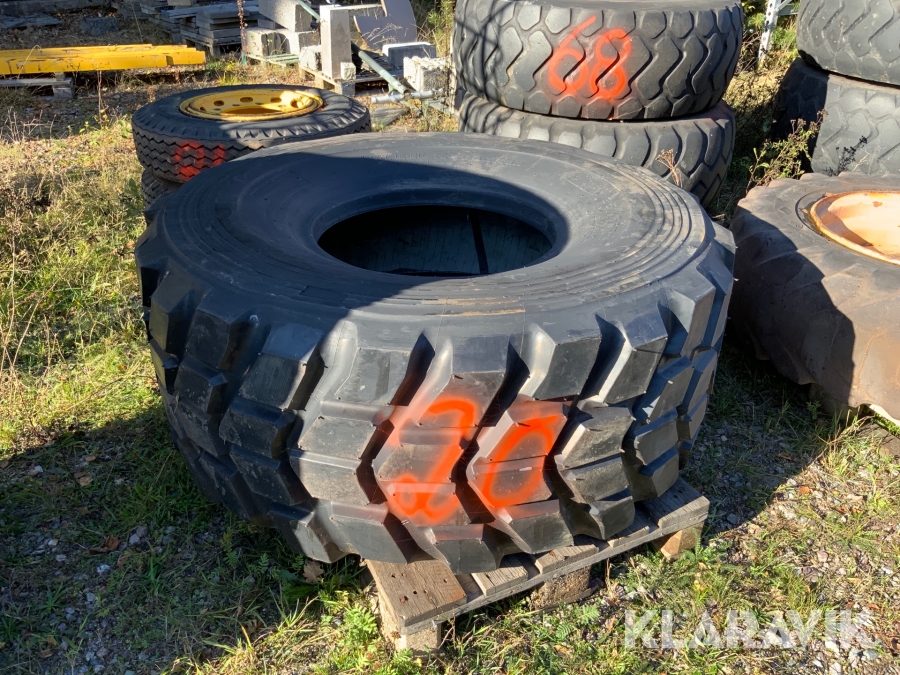 Däck till hjullastare Regummerat på Bridgestone stomme 25/65R25