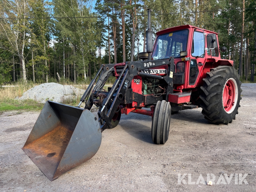 Traktor Volvo BM 700 Turbo med frontlastare