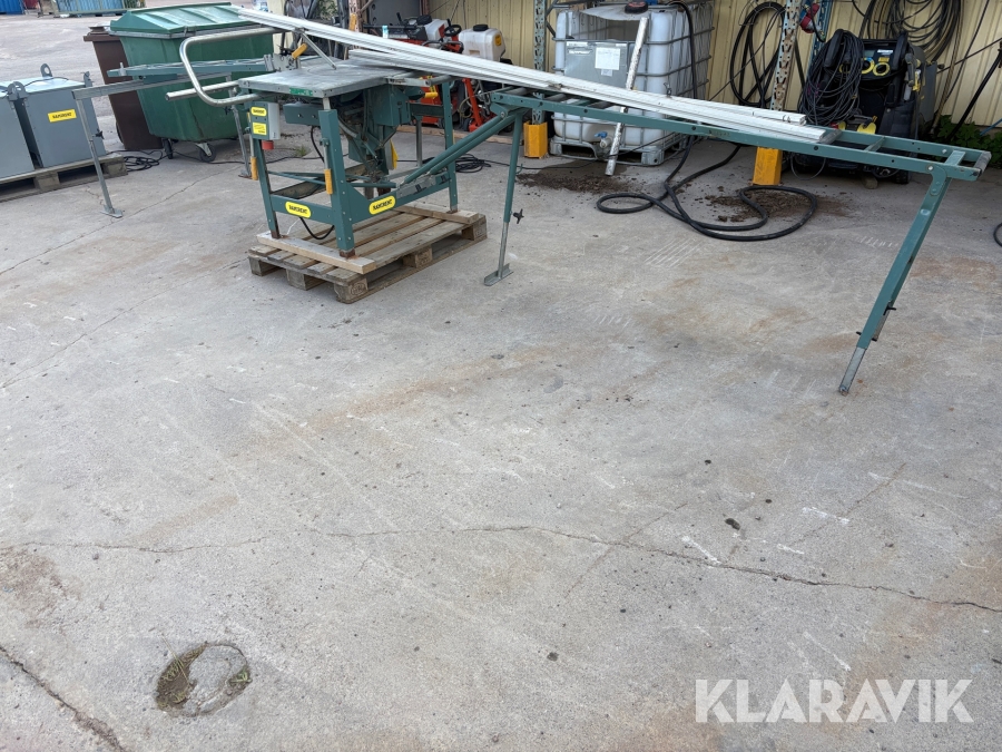 Byggsåg Ernex 1703 med rullbanor