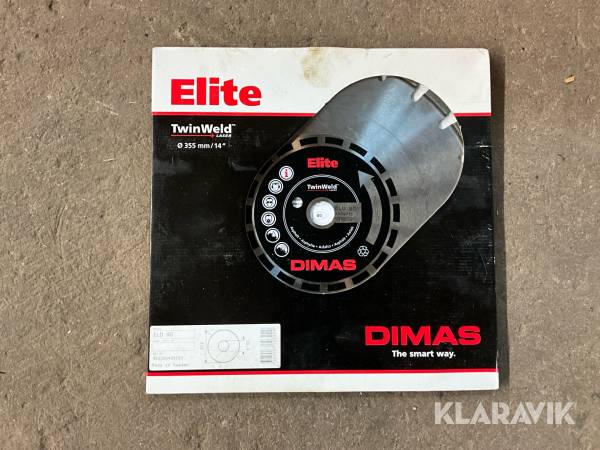 Stenskiva Elite Dimas Twinweld 355mm