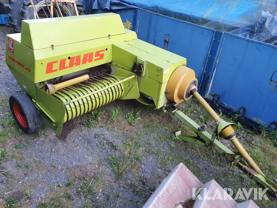Höpress med balbana Claas Markant 40