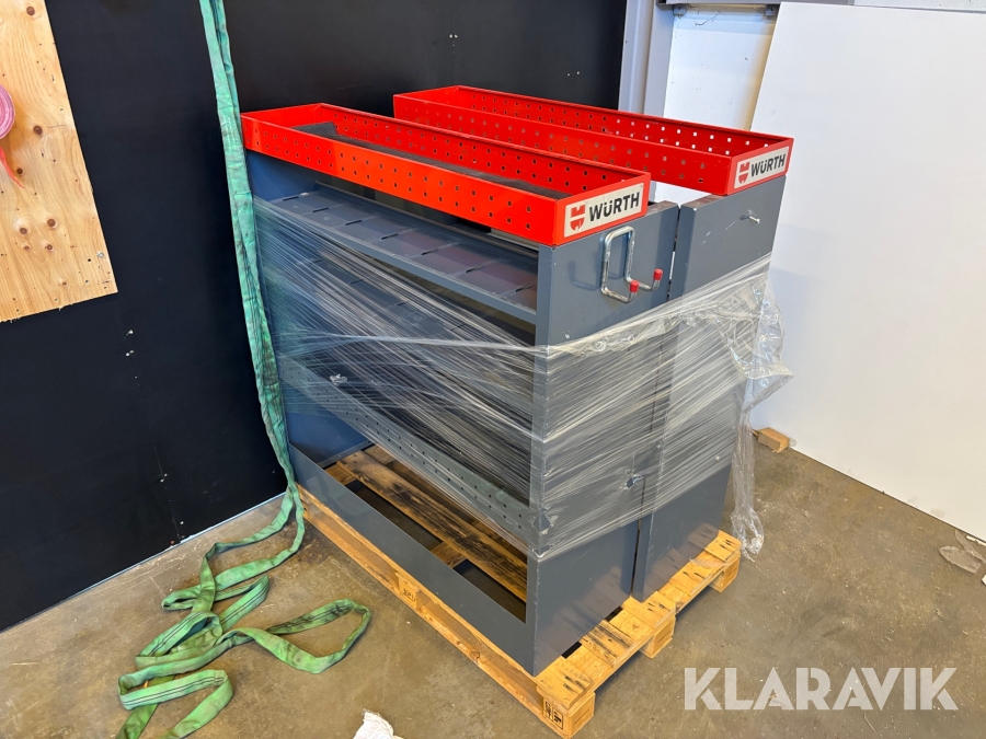 Skåpsinredning Wurth 2st