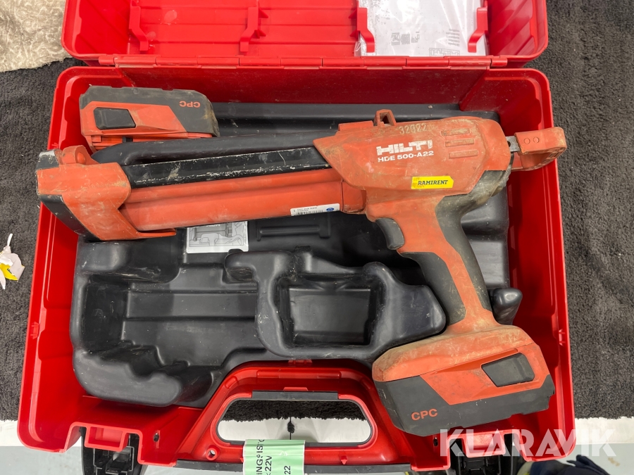 Injekteringspistol Hilti HDE 500-A22