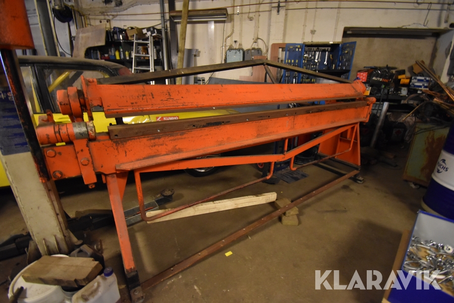 Bockning Kantvik för plåt Manuell