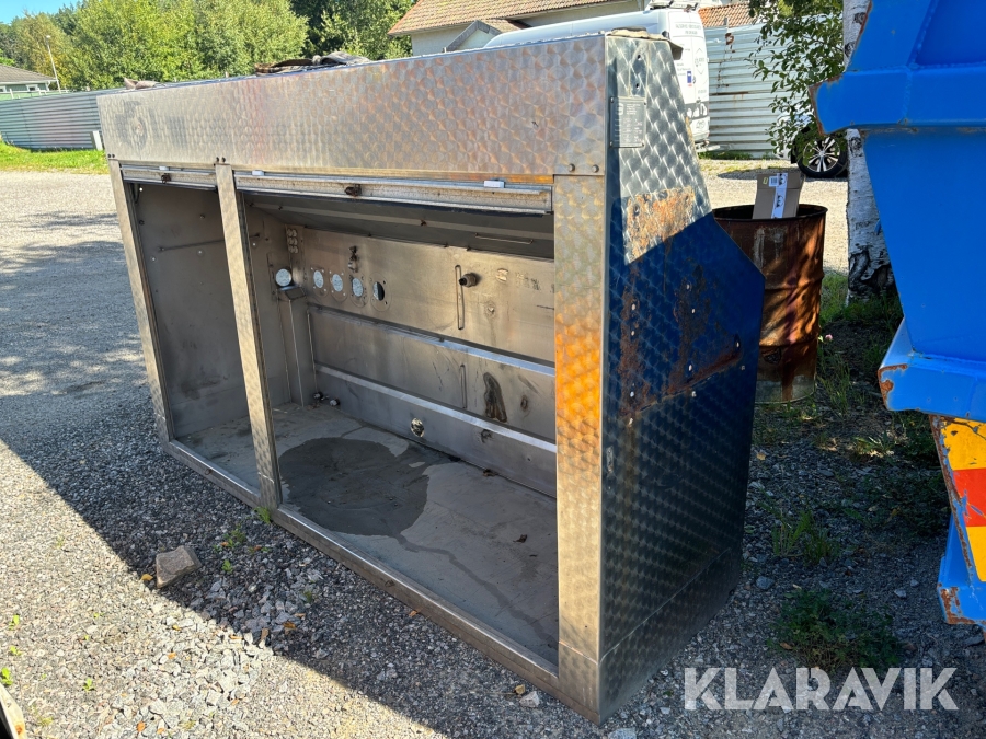 Tankskåp aluminium Schwarte