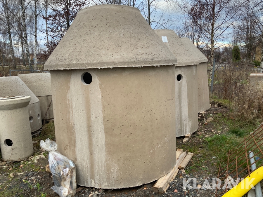 Trekammarbrunn Tranås komplett med fördelningsbrunn 2x15 meter, 2 kubik. 1 st