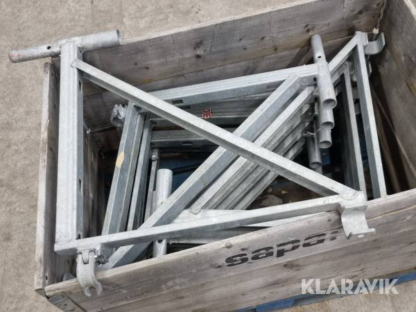 Konsoler/ram till ställning Layher 0,73 10st