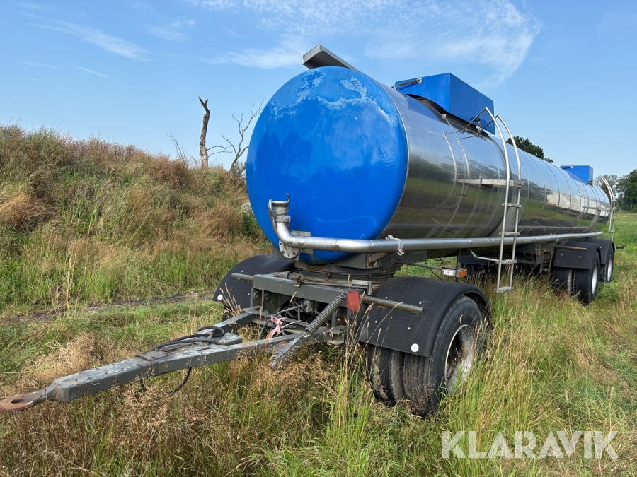 Tanksläp Wedholms DK 344 C rostfri innertank