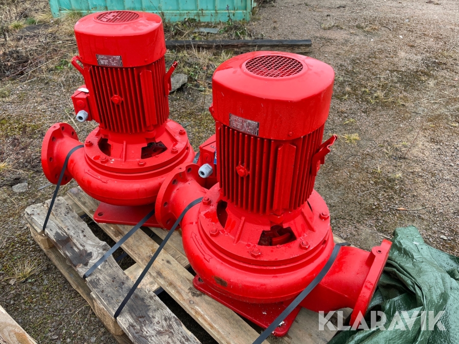 Elmotor med pumphus Oy Olmeks AB AL-1129/4    2 stycken