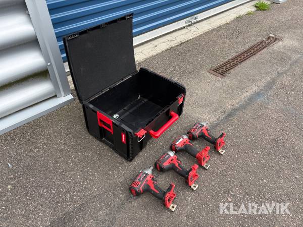 Slagskruvdragare & mutterdragare 4 st Milwaukee M18 FID & BW12
