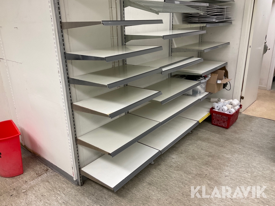 Butiksinredning Butikshyllor 4st sektioner