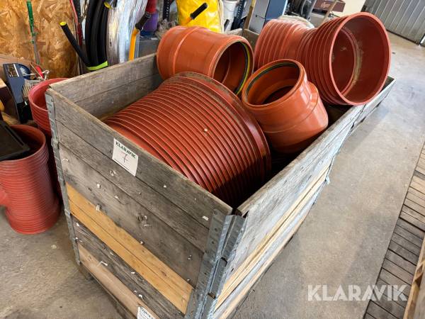 Diverse PP-muffar och böjar