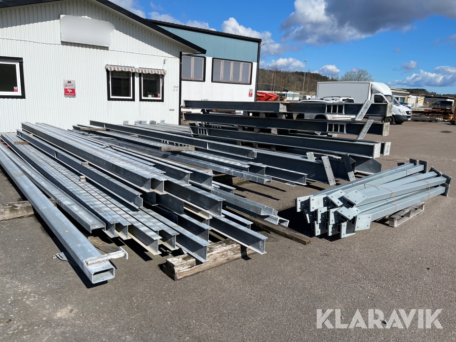 Stålstomme för hall varmförzinkad