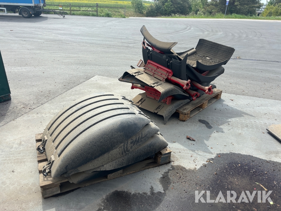 Skärmar till Scania tridem