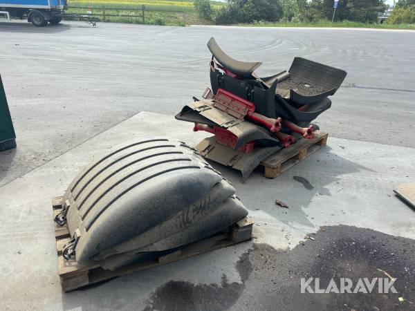 Skärmar till Scania tridem