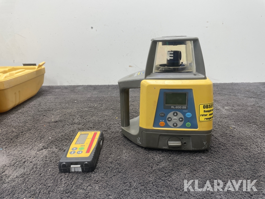 Tvåfallslaser, lasermottagare Topcon RL-200 2S, LS-100D