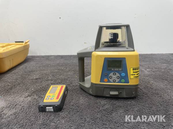 Tvåfallslaser, lasermottagare Topcon RL-200 2S, LS-100D