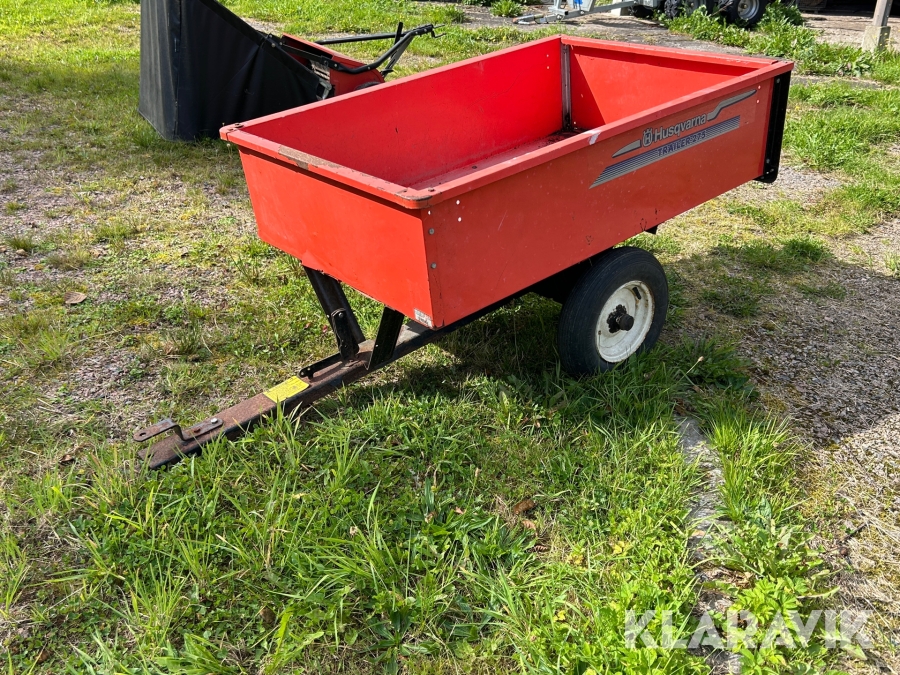 Vagn Husqvarna Trailer 275 till åkgräsklippare