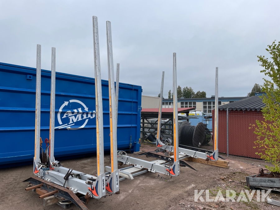 Timmerbankar Exte till Hogsta lastväxlarvagn