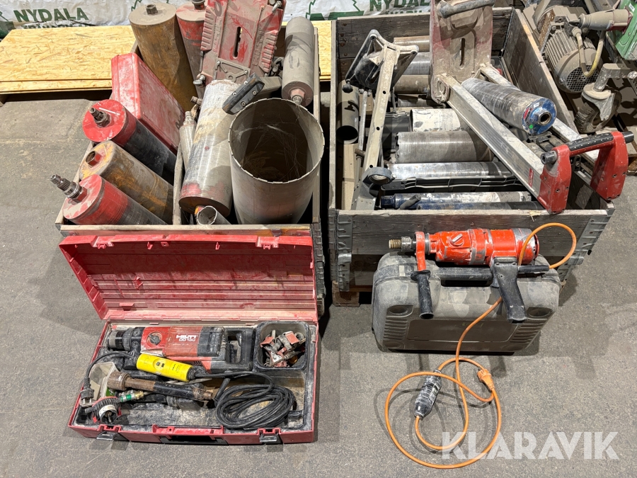 Kärnborrar med borrar & tillbehör Hilti / Weka