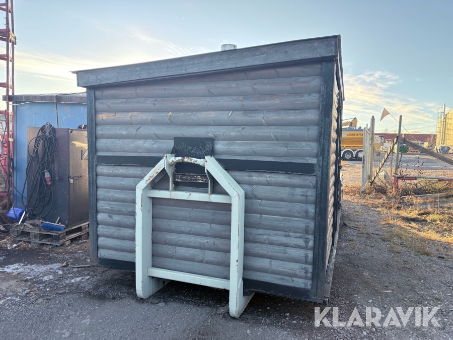 Bastu på lastväxlar flak