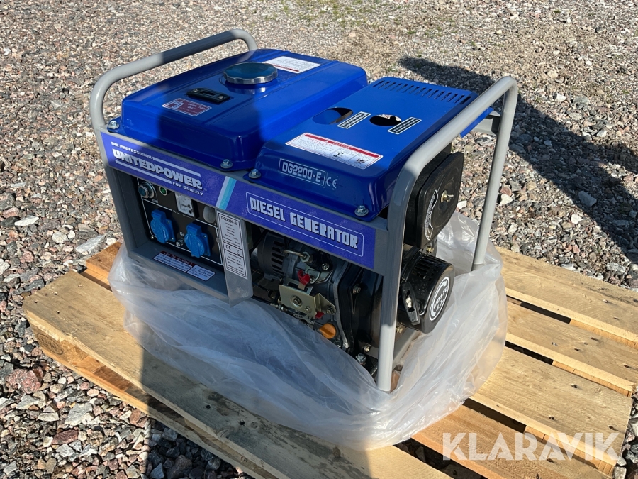Elverk diesel Unitedpower DG2200-E