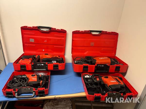 Bilningsmaskiner och Kombihammare Hilti 4 st