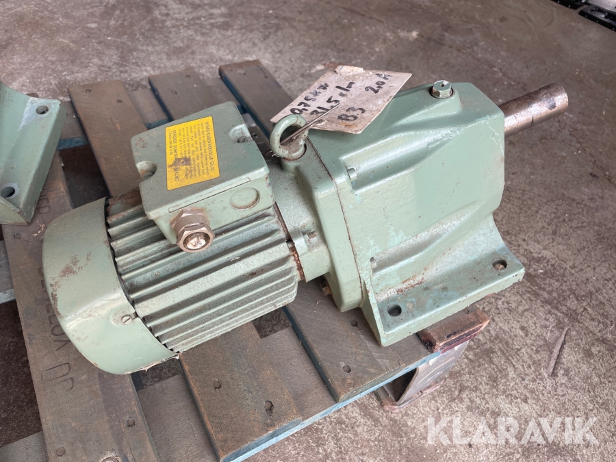 Kuggväxelmotor VEM 0,75 kW