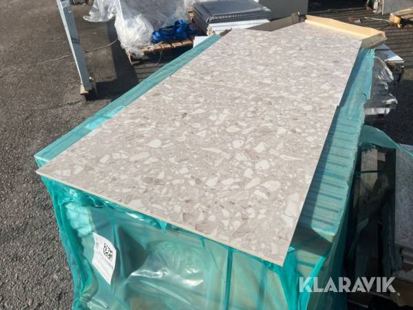 Klinker Granitkeramik terazzo beige 175kvm