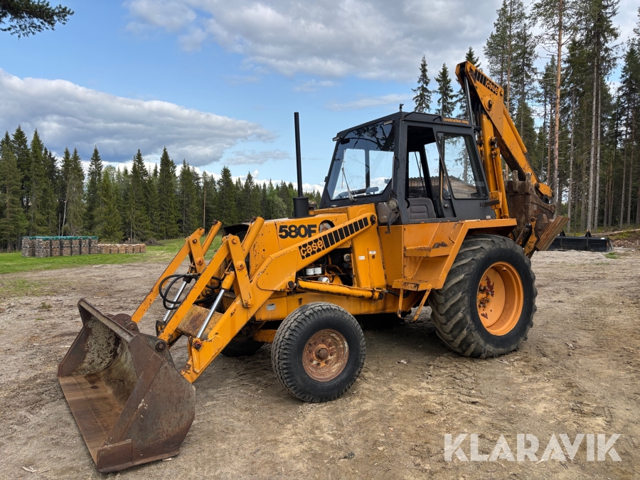 Traktorgrävare Case 580F