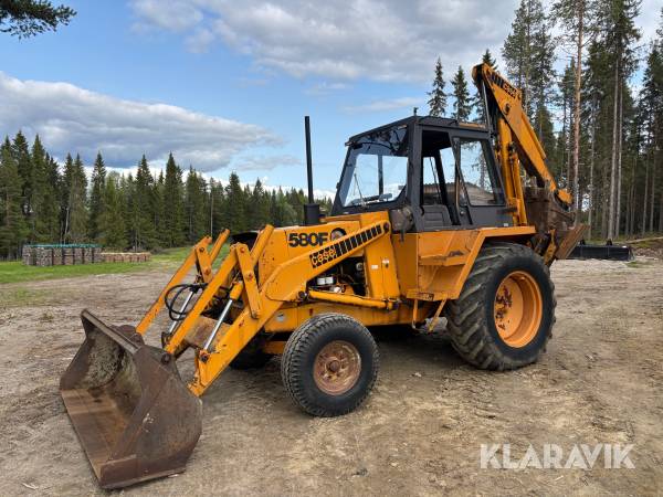 Traktorgrävare Case 580F