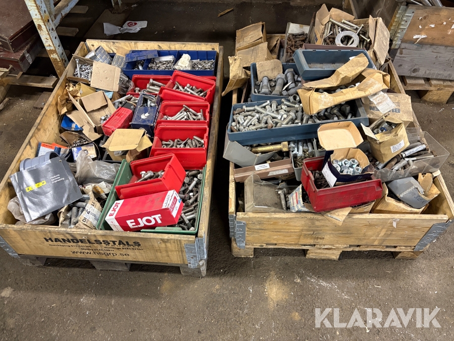 Parti tumbult rostfritt och galvat