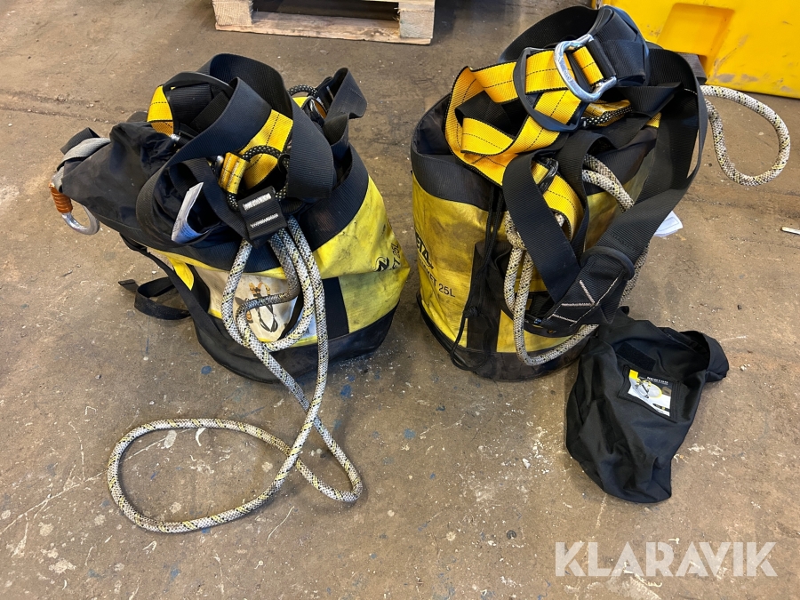 Fallskydd takpaket 2 st Petzl V2-roof-B-10-2