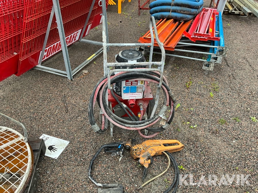 Hydraulisk betongsåg Partner K3600 med hydraulaggregat