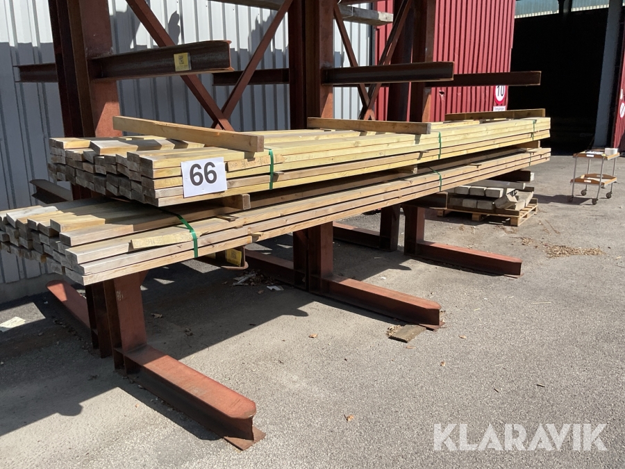 Furu Trall VI+ 34x95 Impregnerad NTR-AB Grön 4,2m och 4,8m