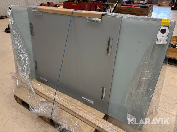 Whiteboardtavlor 6st i frostat glas