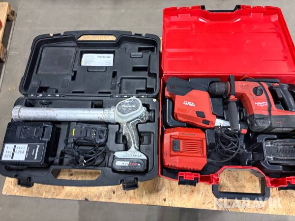 Kombihammare 1 st, Fogpistol 1 st Hilti / Panasonic 