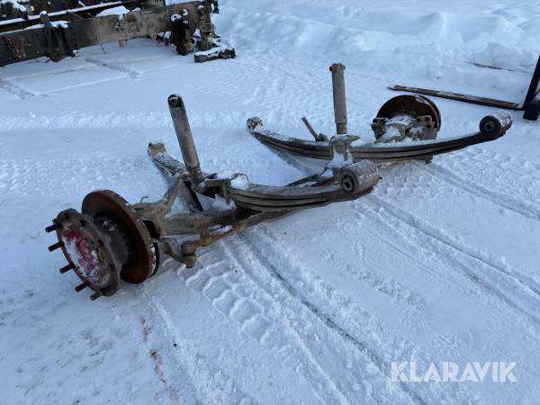 Framaxel Volvo FH16 580 med fjädrar, stötdämpare och nav