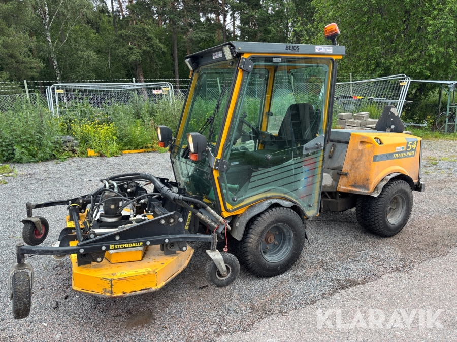 Redskapsbärare Belos Trans Pro 54 med stensballe klippdäck