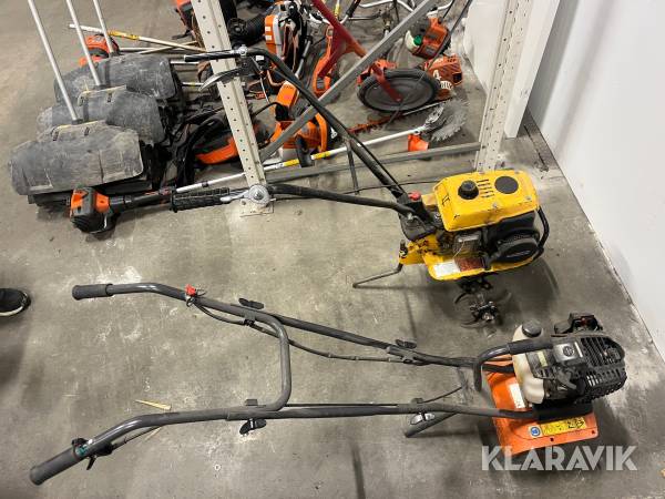 Jordfräs Husqvarna T300RS / Stiga JB200 2 st