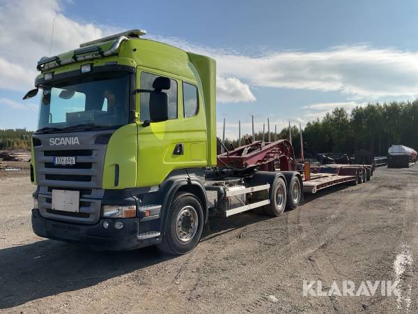 Maskintrailer ekipage Scania R620LA6X4HHA