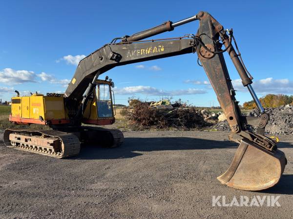 Grävmaskin Åkerman H12 med skopor