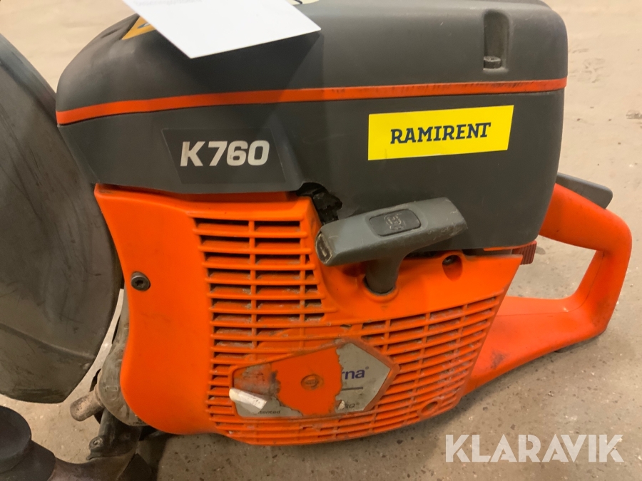 Kapmaskin Husqvarna K760, Växjö, Klarav